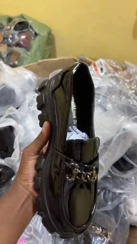 Chunky Chain Loafer - Black — image 3